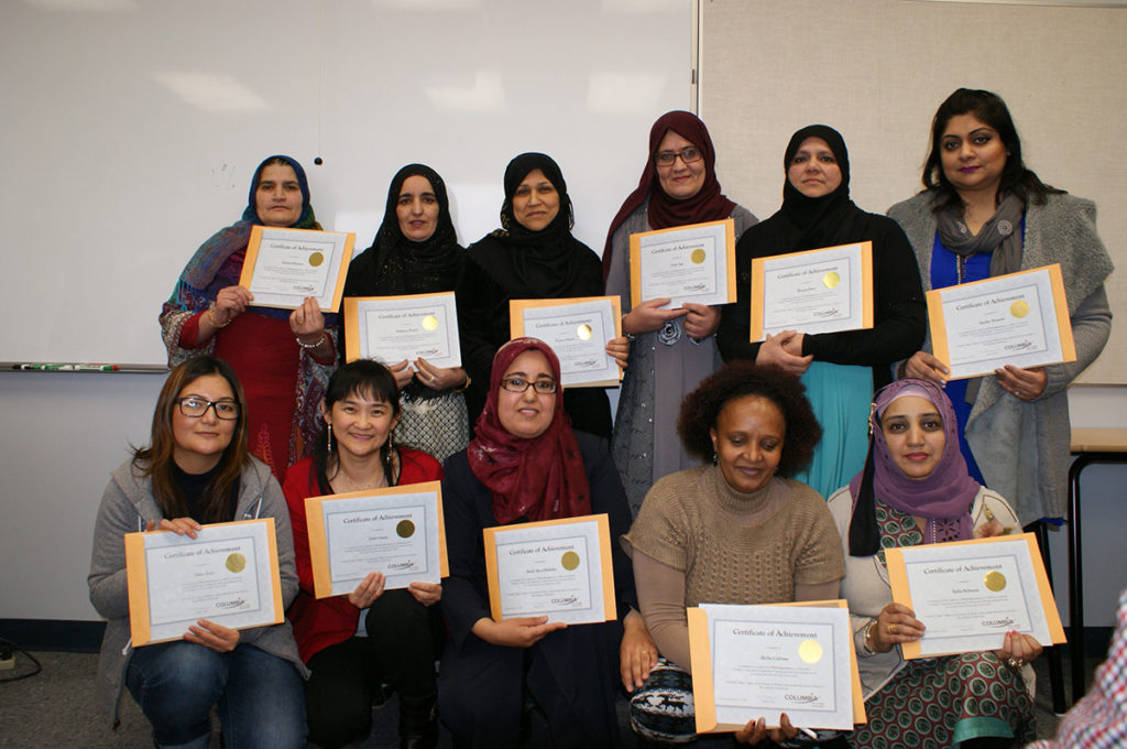 Employment Training Celebration – December 2016 – Columbia College Calgary