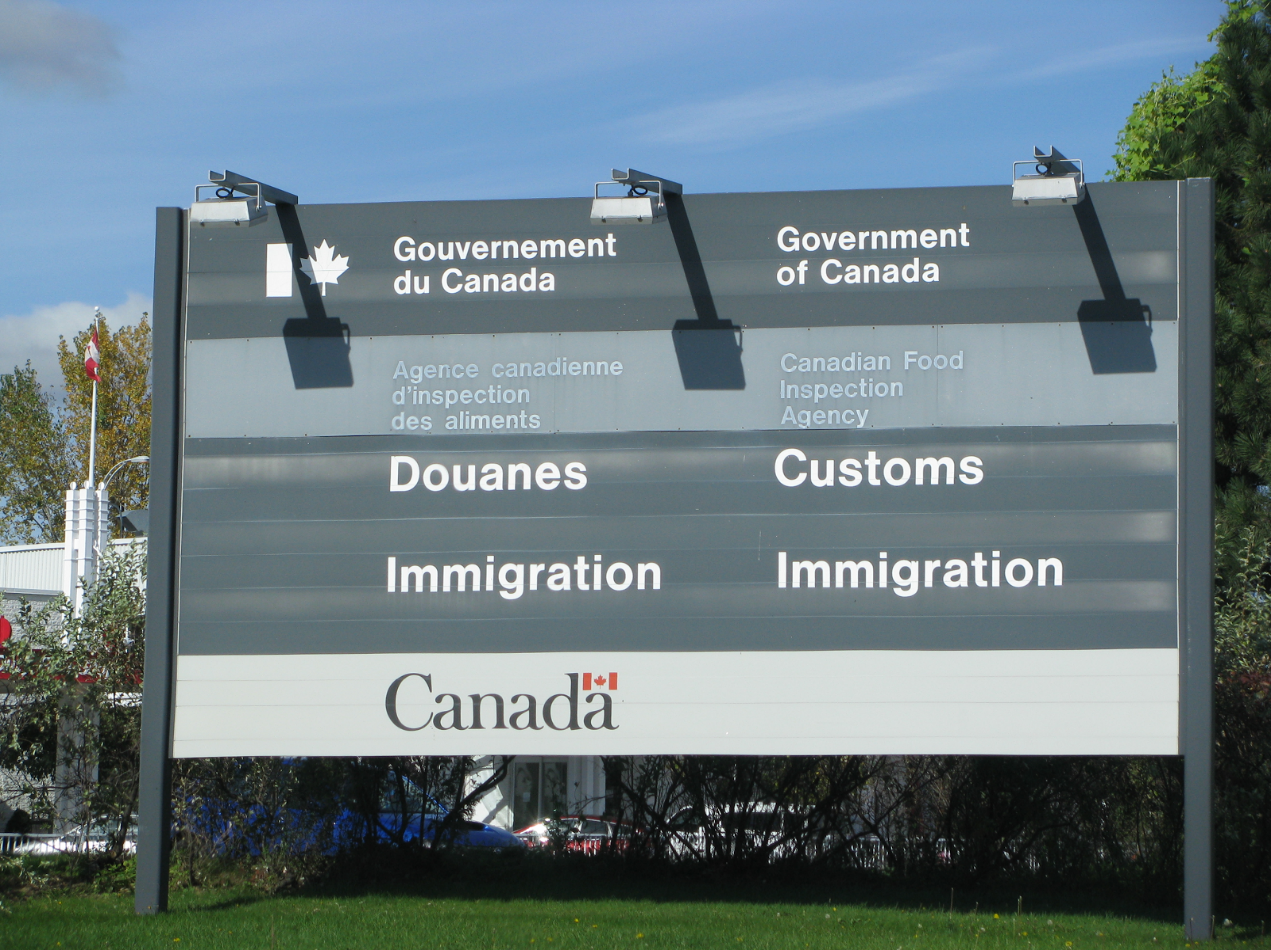 Canadian border services agency officer