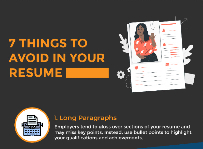 7 Things To Avoid in Your Resume