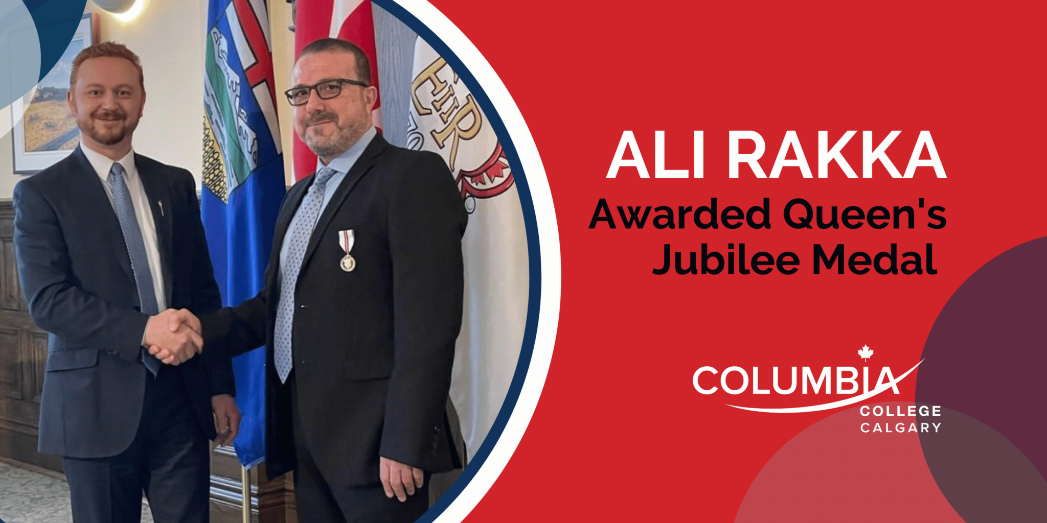 Ali Rakka: Awarded the Queen’s Jubilee Medal for his Exceptional ...
